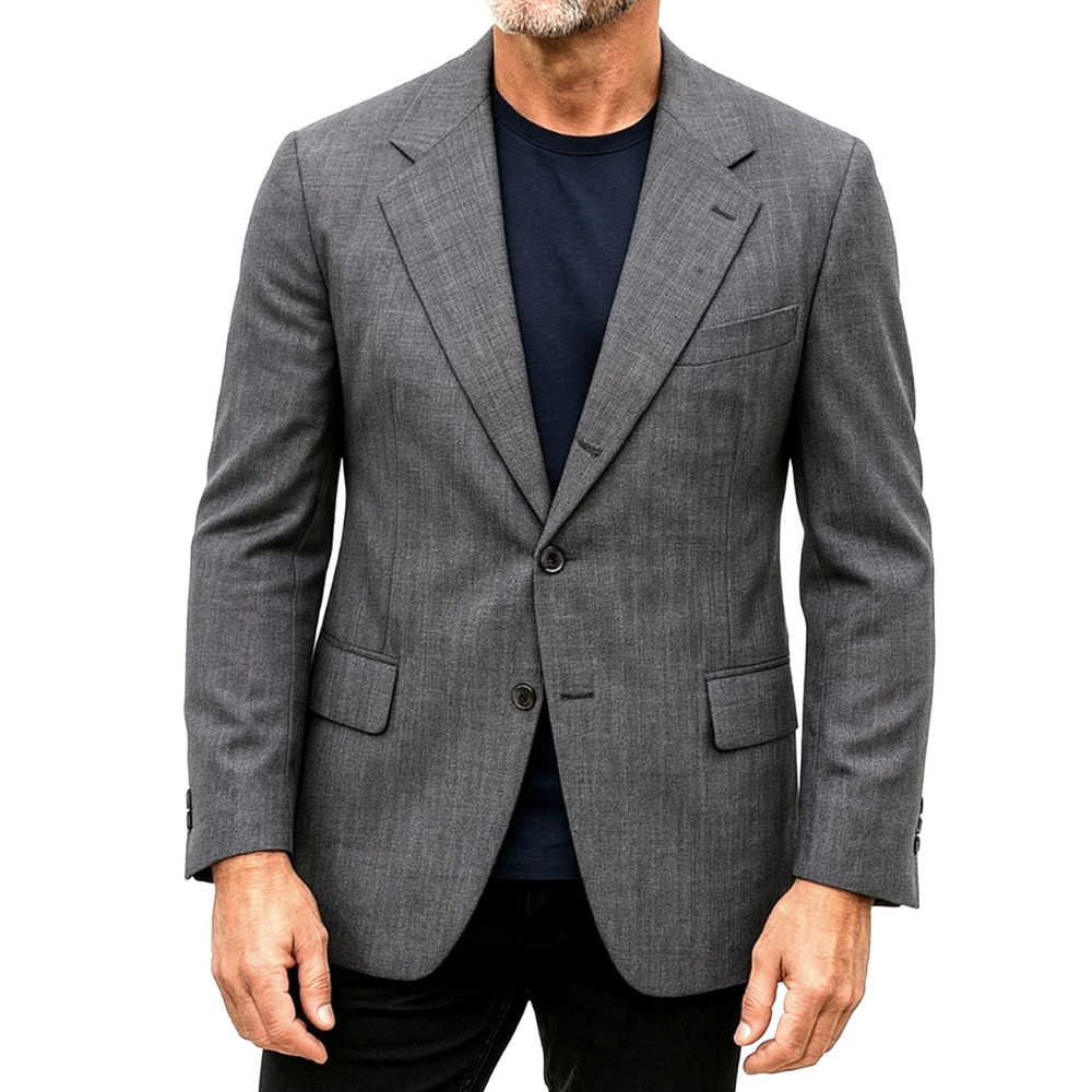 Huckberry Vintage 42R Hart Schaffner Marx Wool Blazer $450 Gray Plaid Jacket